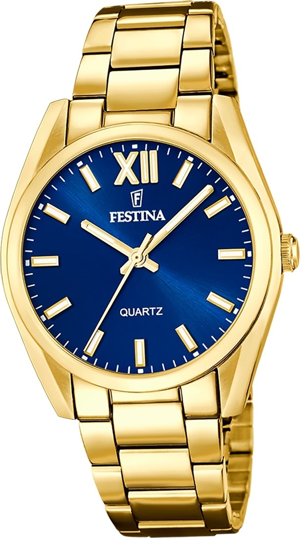 Dámske hodinky Festina z nehrdzavejúcej ocele zlaté Náramkové hodinky Festina Boyfriend D2UF20640/5