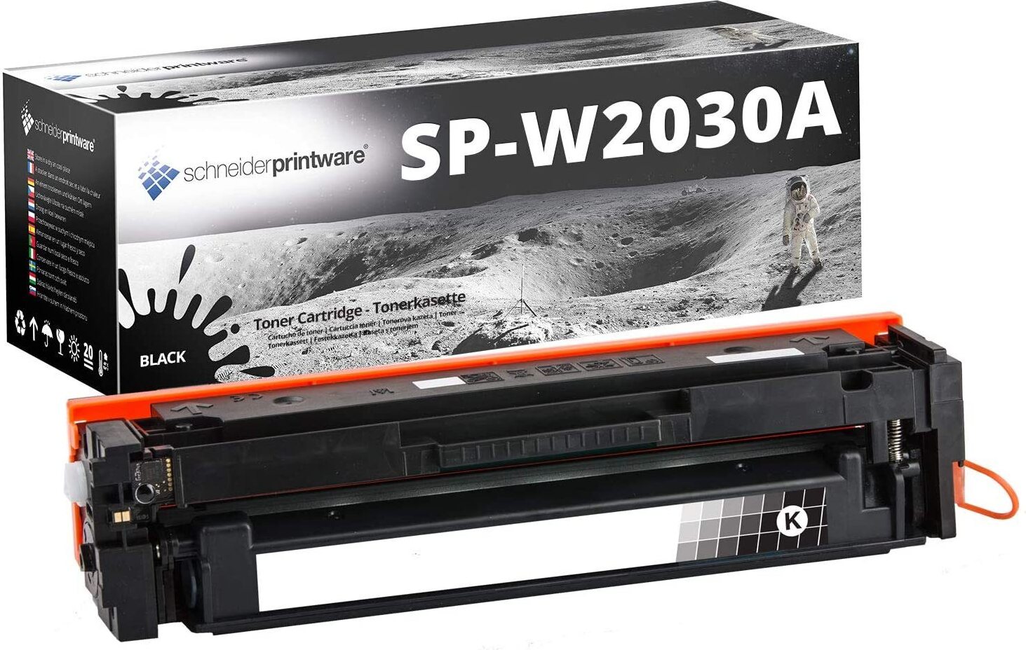Schneiderprintware Recycelt Fachgerecht HP 415A W2030A MIT CHIP Schwarz Toner SP-W2030A
