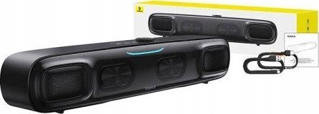 Mini soundbar Baseus Aequr DS10 (čierny)