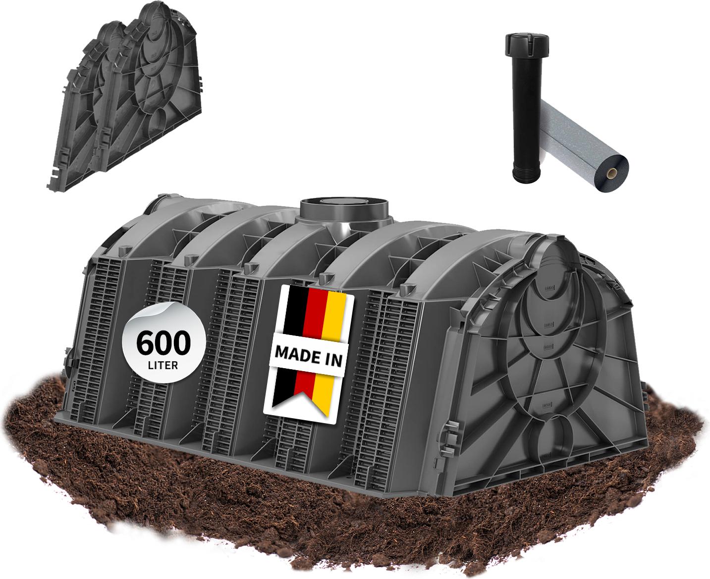 Graf GARANTIA Sicker-Tunnel Versickerungsset 600 Liter NEW-15709