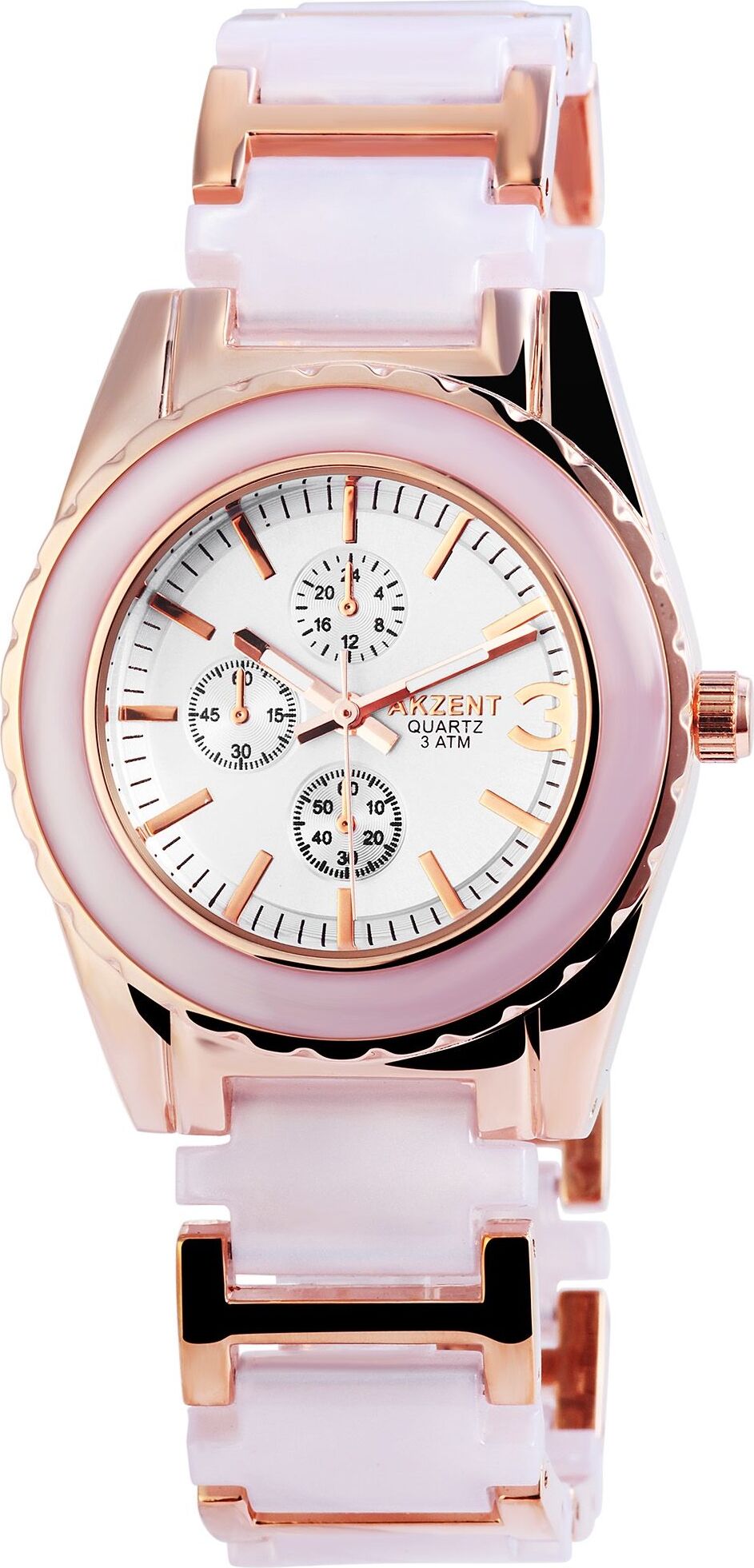 Akzent Damenuhr mit Metallarmband SS8142000009