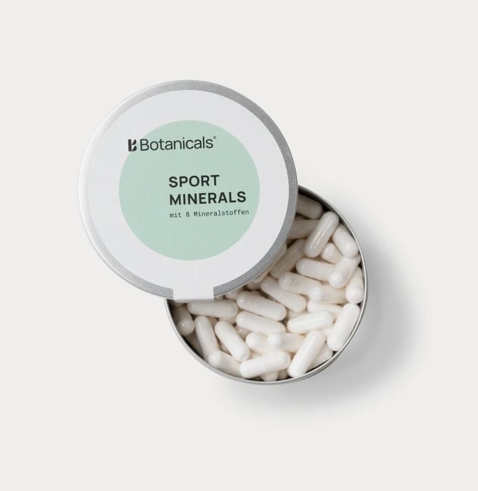 The Botanicals Botanicals Sport Minerals – 60 Kapseln – Mineralstoffkomplex mit 8 Mineralstoffen