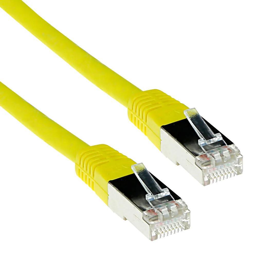 ACT Patchcord SSTP Category 6 PIMF, Yellow 20.00M, 20 m, Gelb FB9820