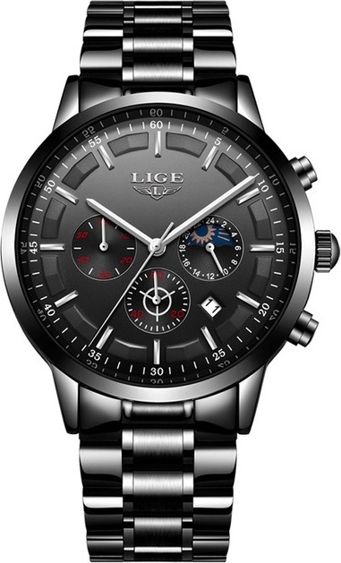 Uhr LIGE Steel - Schwarz KP4054