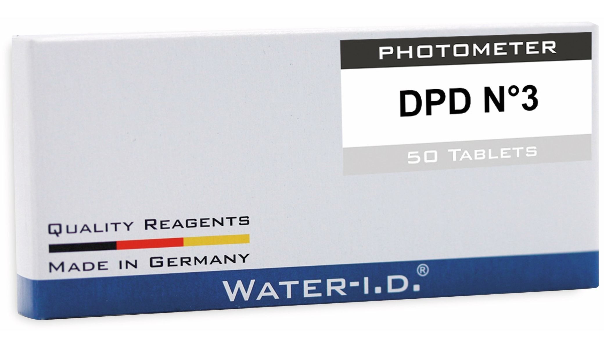 Water-id WATER-I.D. Tabletten DPD N°3 für PoolLab, 50 Stück TbsPD350