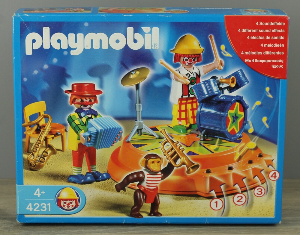 PLAYMOBIL 4231 Zirkus Zirkuskapelle mit 4-fach-Soundmodul