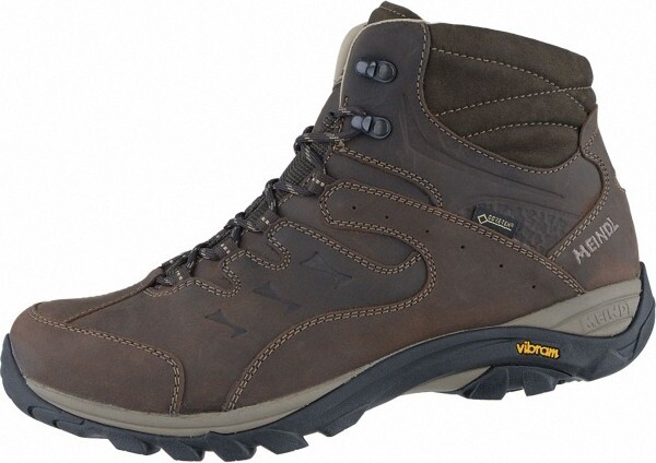 Meindl Caracas Mid GTX pánska kožená outdoorová obuv hnedá, Air-Active footbed