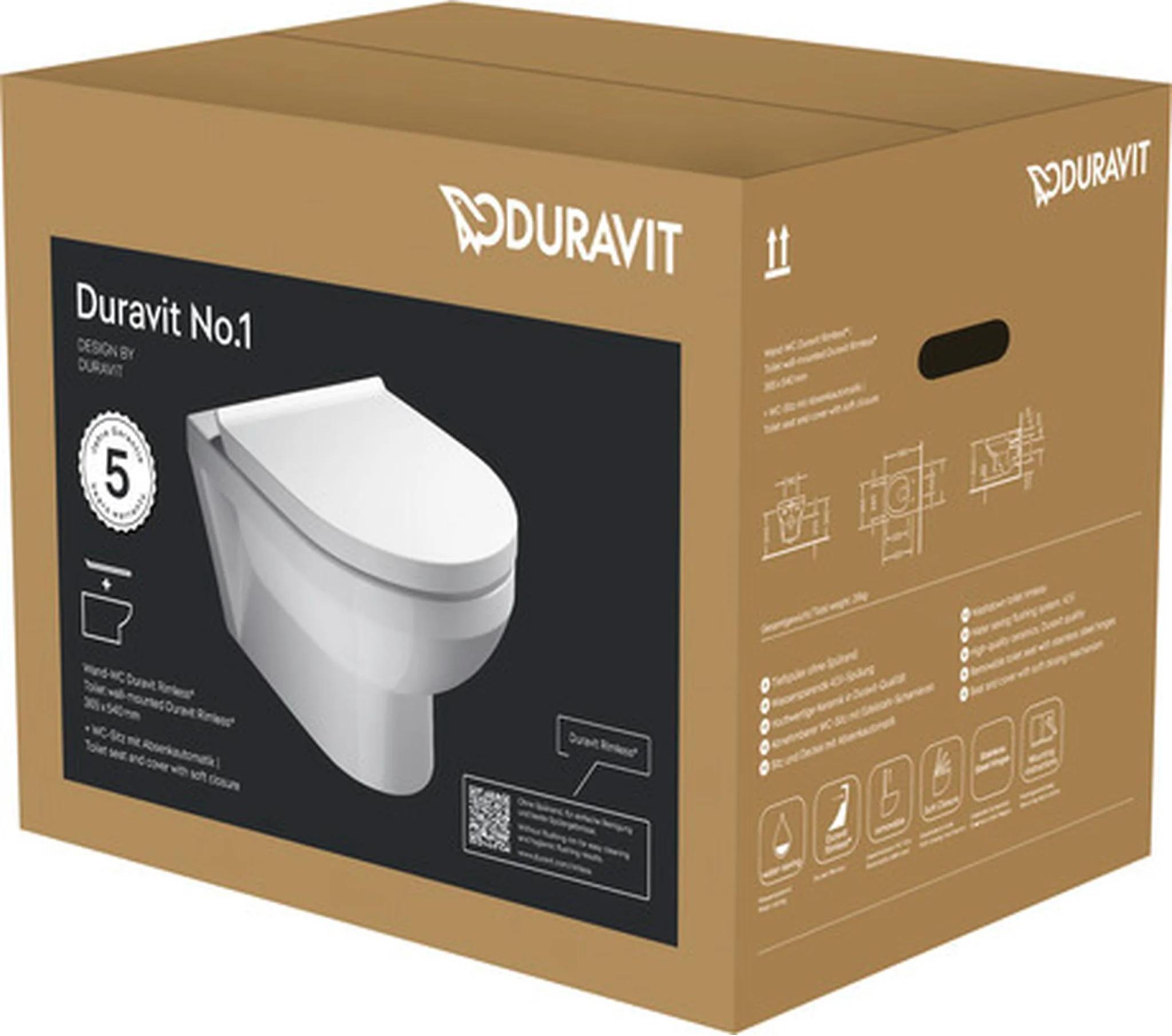 Duravit No.1 WC-Rimless Set, 1 Stk. 456209