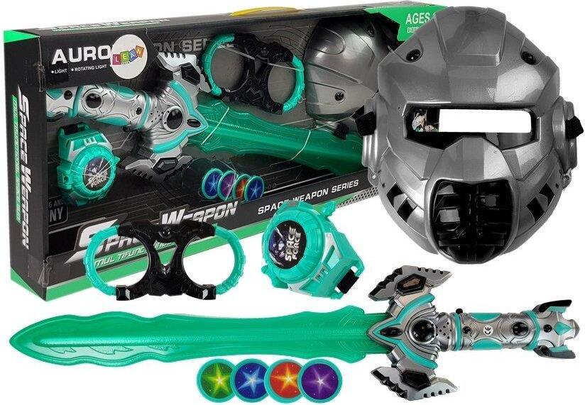 Leantoys Lichtschwert + Maske + Handschellen