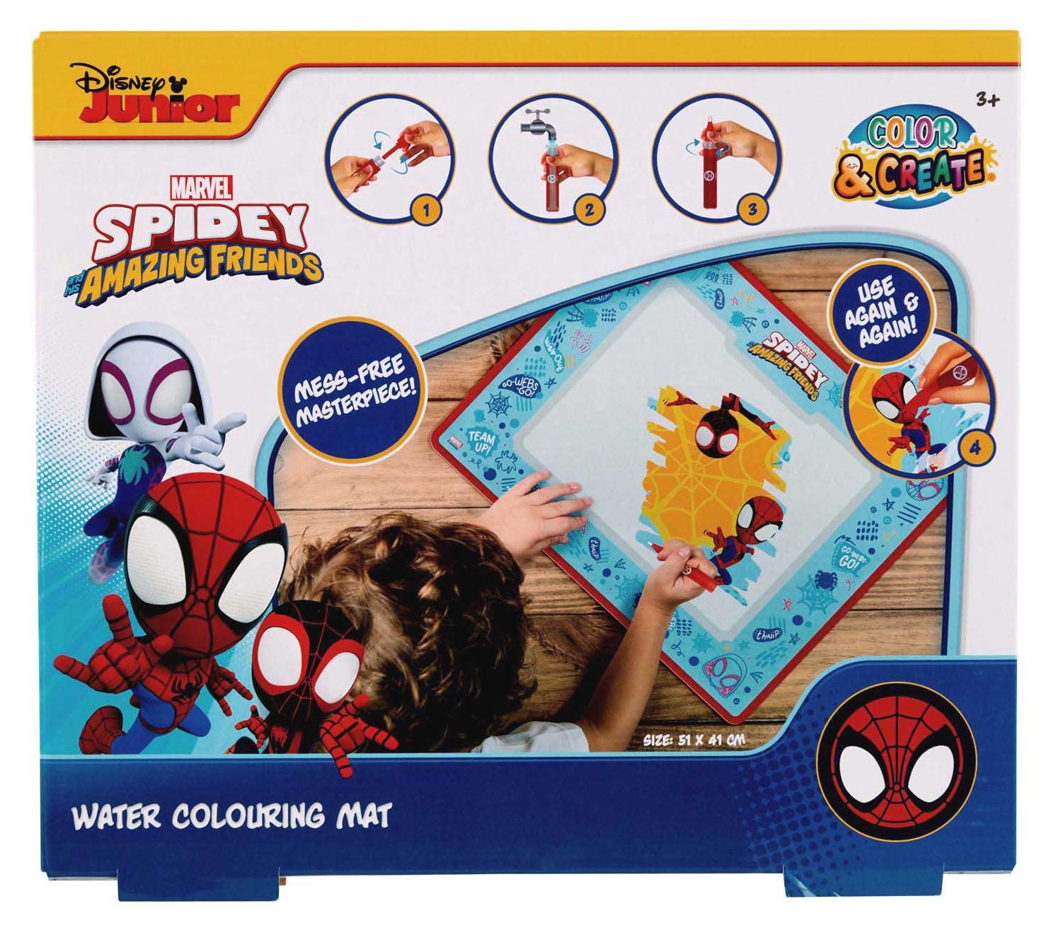 Canenco Spidey Wasser-Malmatte 51x41 cm mit Wasserstift wiederverwendbar SP24359
