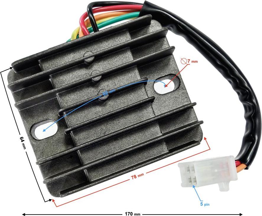 Moretti Spannungsregler für Bashan 200 Quad