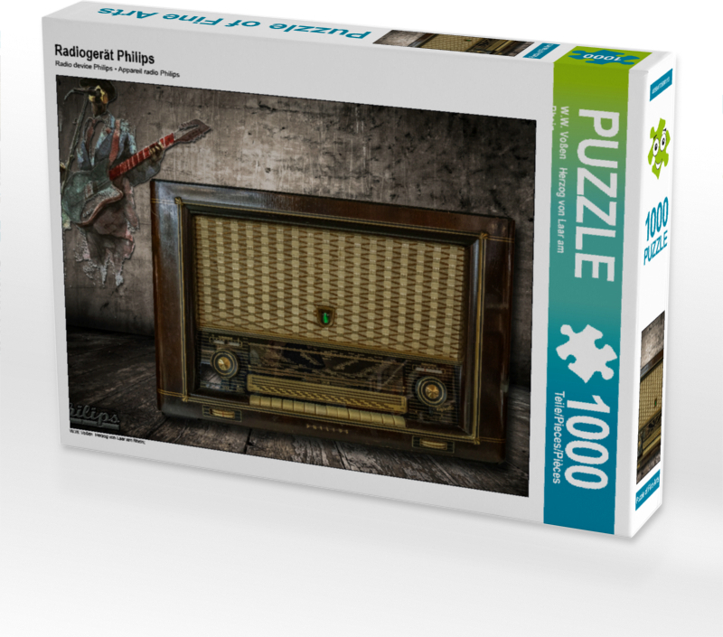 CALVENDO Puzzle Radiogerät Philips 1000 Teile Puzzle quer | 1000 Teile Lege-Größe 64x48cm Foto-Puzzle für glückliche Stunden