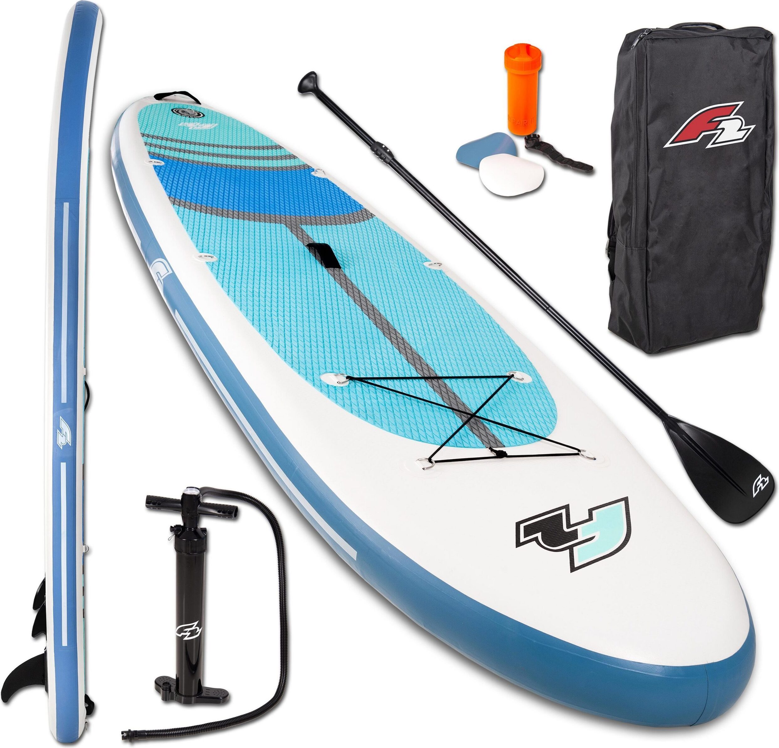 F2 Stand Up Paddling Board Cross 10,5 Weiß 2024