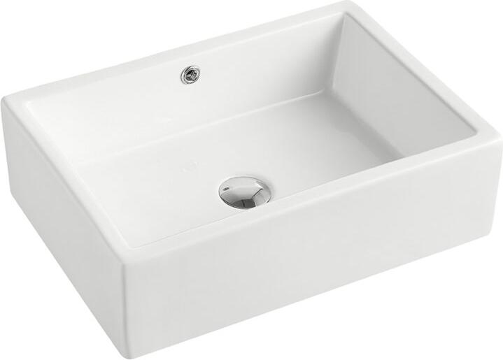 Beitz & Walz AqvaCeramica Aufsatzbecken 510 x 360 cm weiß 21759400