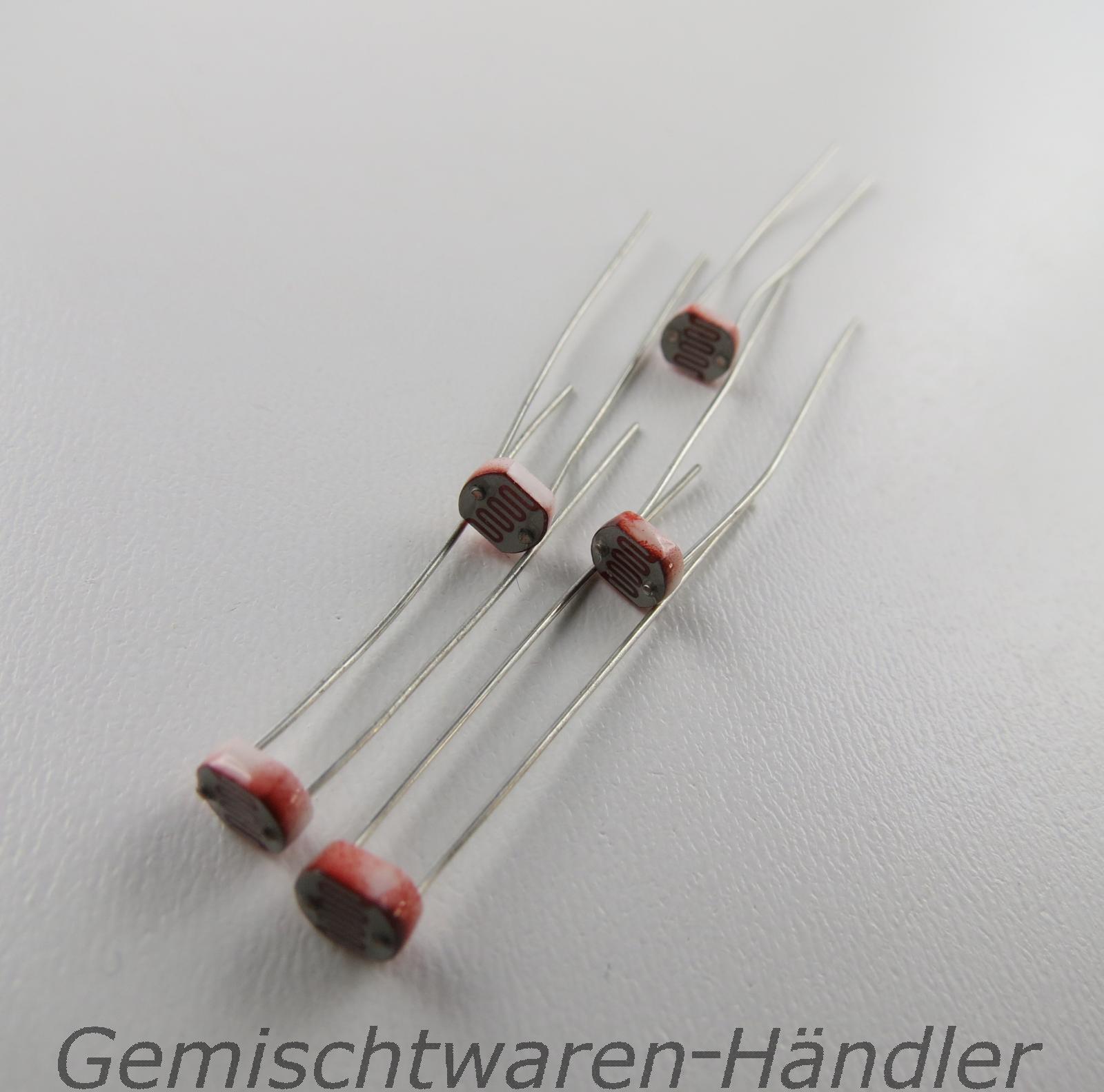 TNE 5 x Fotowiderstand 5mm 10K- 1M MG5528 LDR Photowiderstand Fotowiderstände 3138