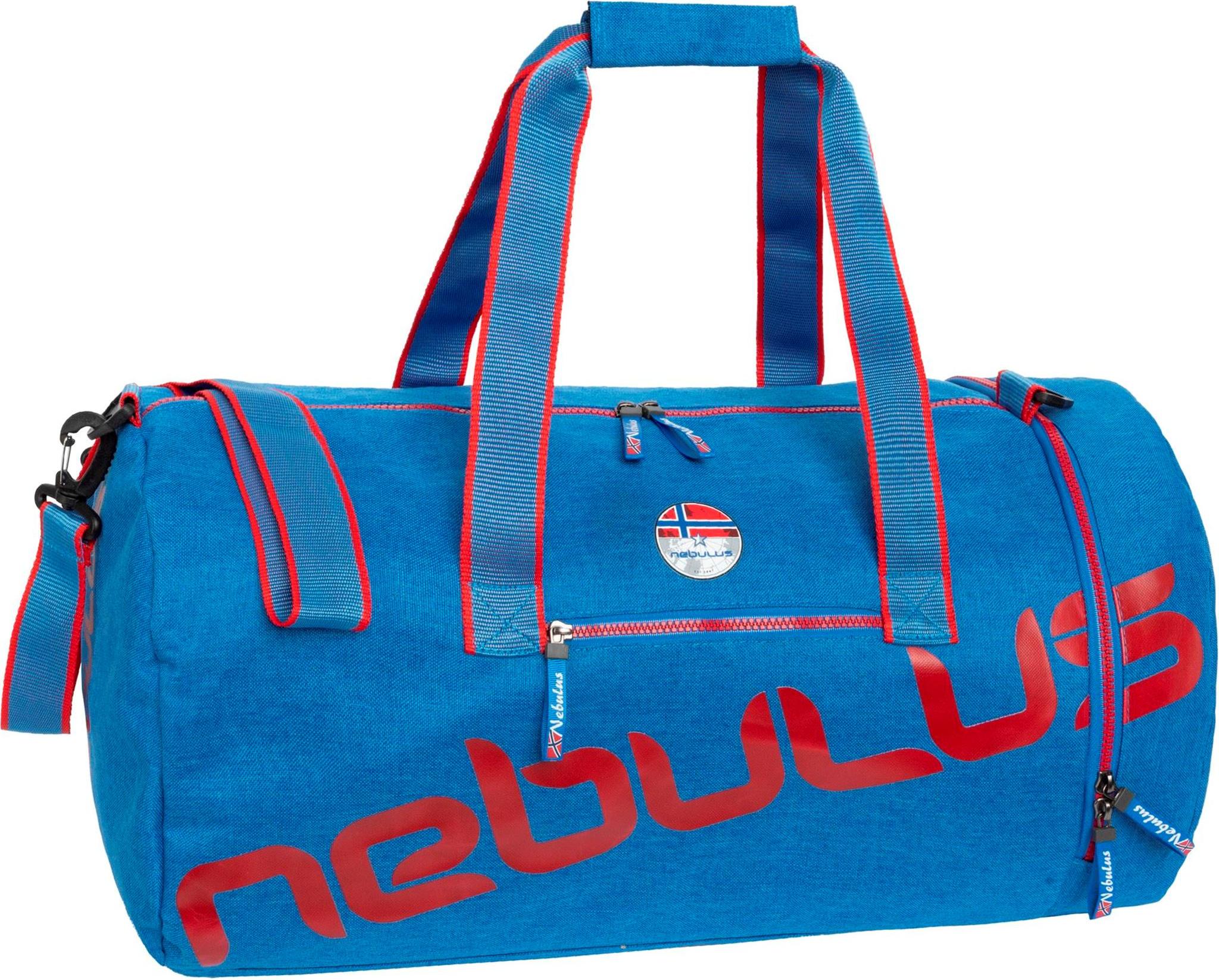 Nebulus Lifestyle Reisetasche KENT, Weekender , Sporttasche , P6065 - Uni, kobalt-rot, onesize 11111692;35635