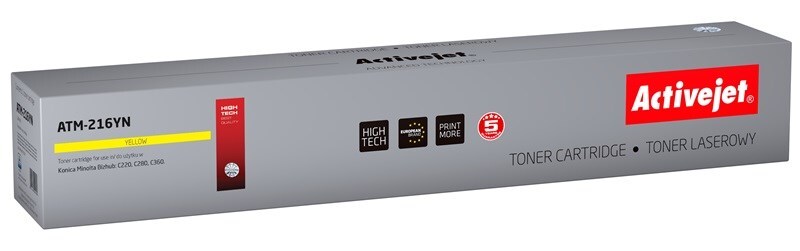 Activejet ATM-216YN, 26000 strany, 0 strany, Žltá, 1 kusov