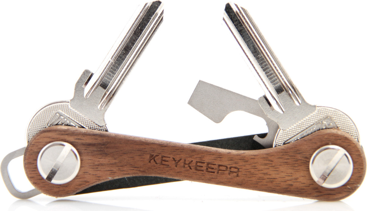 SELVA Keykeepa Nussbaum für bis zu 12 Schlüssel, braun