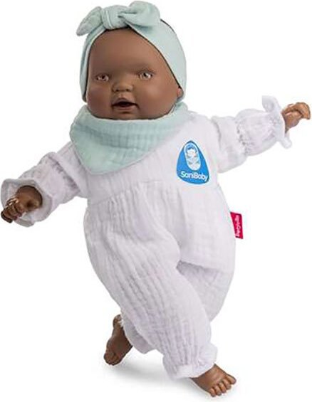 Berjuan Sani Antibakterielle Grüne Babypuppe 28 Cm Weiß Weiß One Size 3062