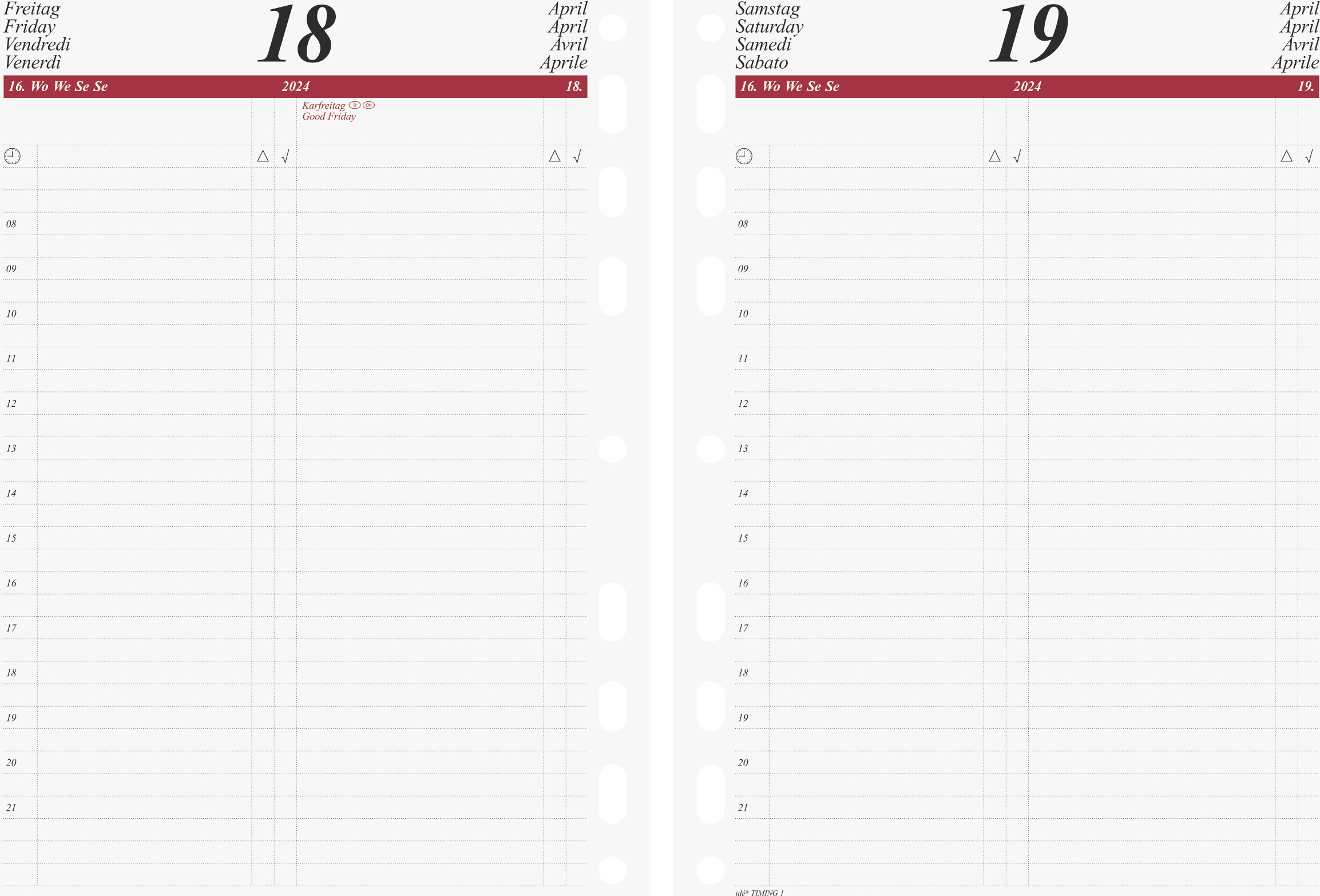 rido idé Kalender-Einlage "Tageskalendarium" | Kaufland.de