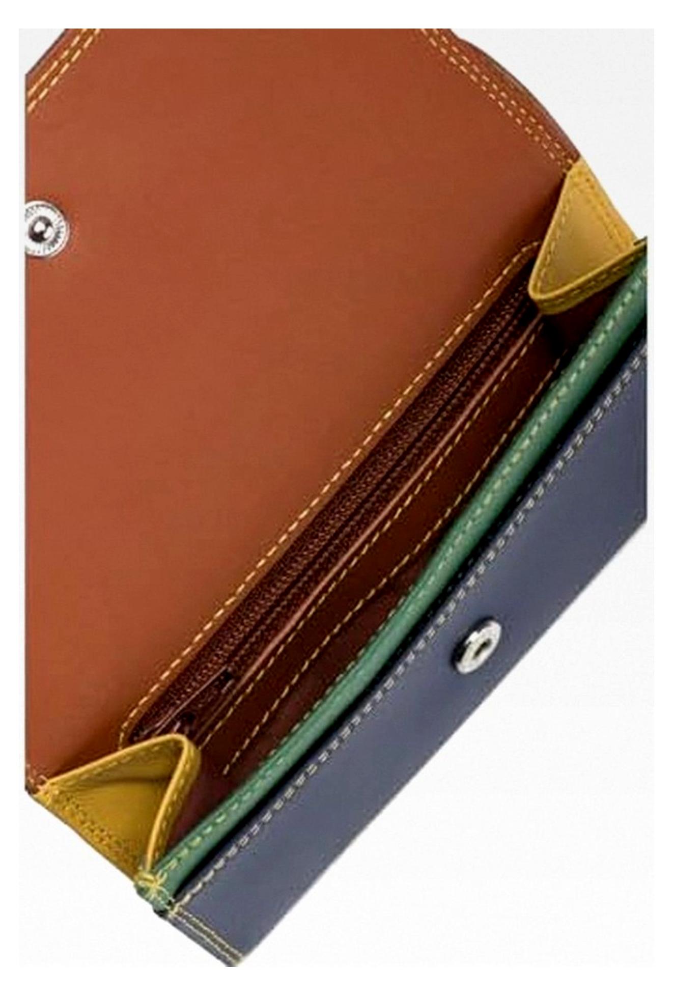 Markenlos Uni Doppelklappen Geldbörse Reise-Wallet