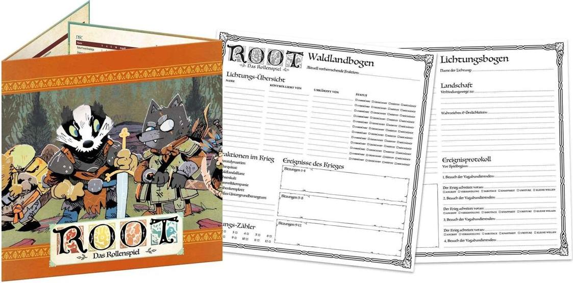 Pegasus Spiele Root - Das Rollenspiel: Spielleitungsschirm-Set 48307G
