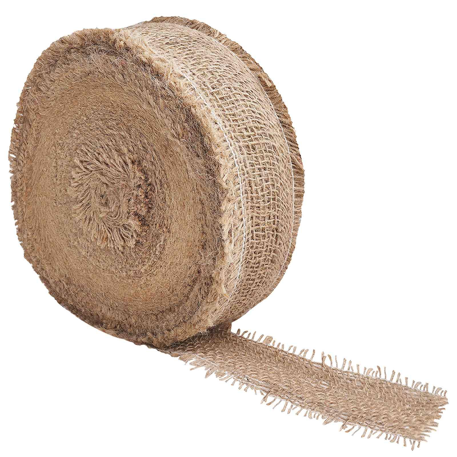 Syfax Biologisch abbaubare Natur Jute-Rolle 5 cm x 500 cm 180 g/m²