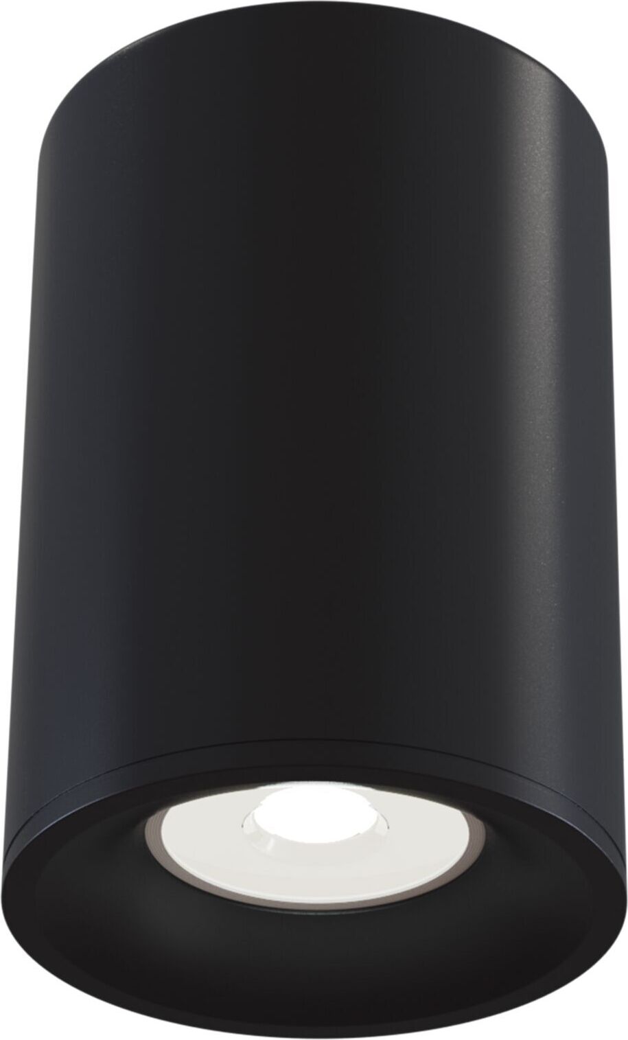 Maytoni GmbH Maytoni Moderne Deckenleuchte Slim 1xGU10 excl. in Schwarz aus Aluminium 50 W für Küche, Schlafzimmer, Wohnzimmer, Esszimmer, Lobby C012CL-01B