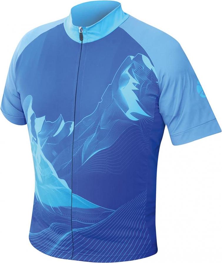 CHIBA Watzmann Shirt Pro - Radsport-Trikot royal XL, atmungsaktiv, durchgehen...