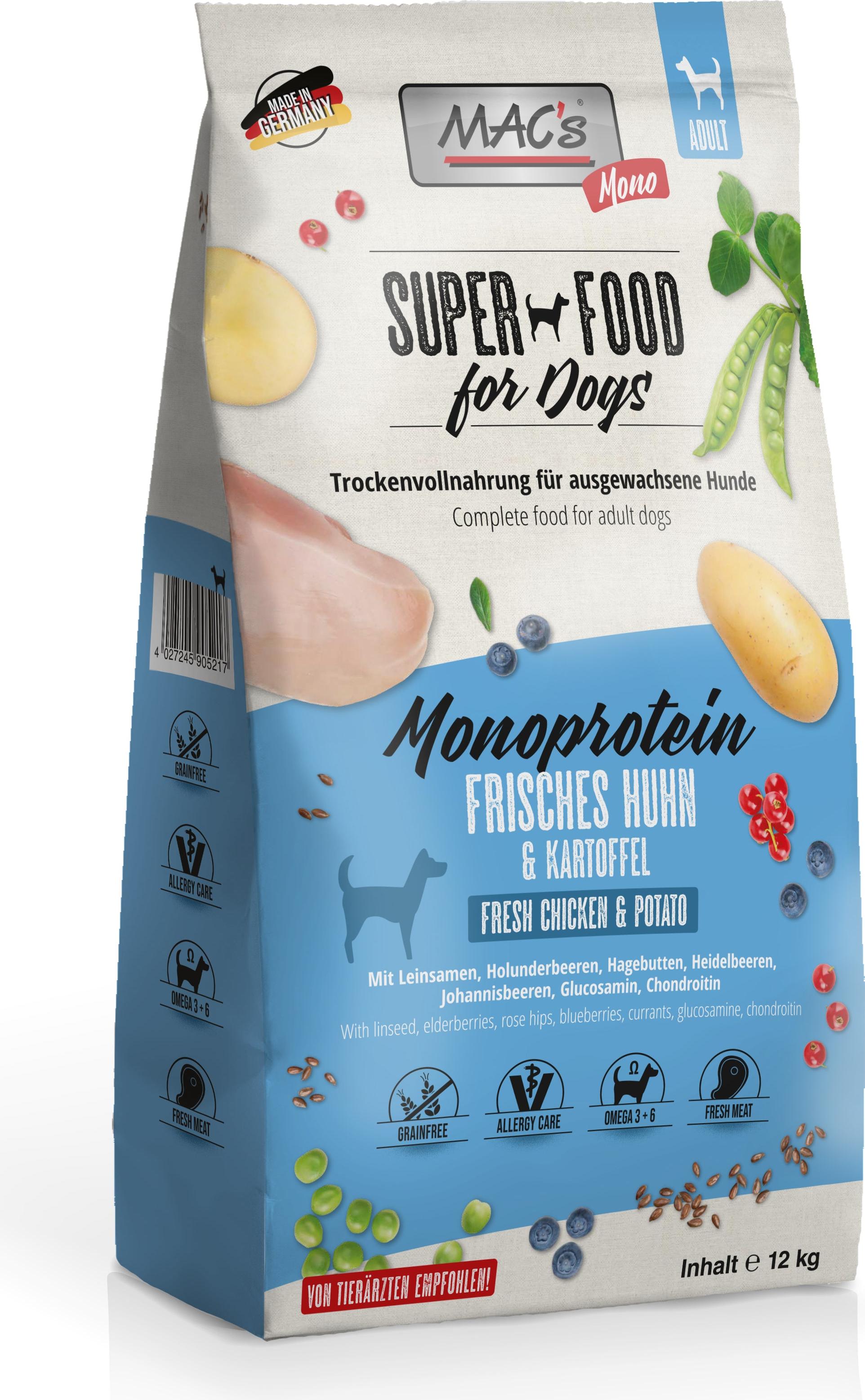 MAC's Mono Huhn - 12 kg, Adult, jede Rasse, Huhn, 12 kg 90521