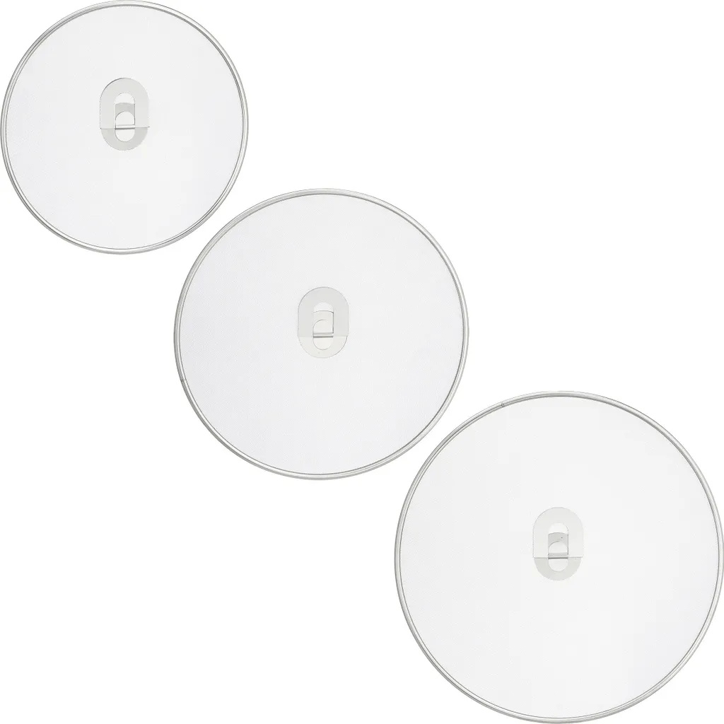 Zimtky 3er Set Spritzschutz für Pfannen Pfannenspritzschutz Spritzschutz Fettspritzschutz Spritzschutz Deckel DE001582-FE25N414KF4