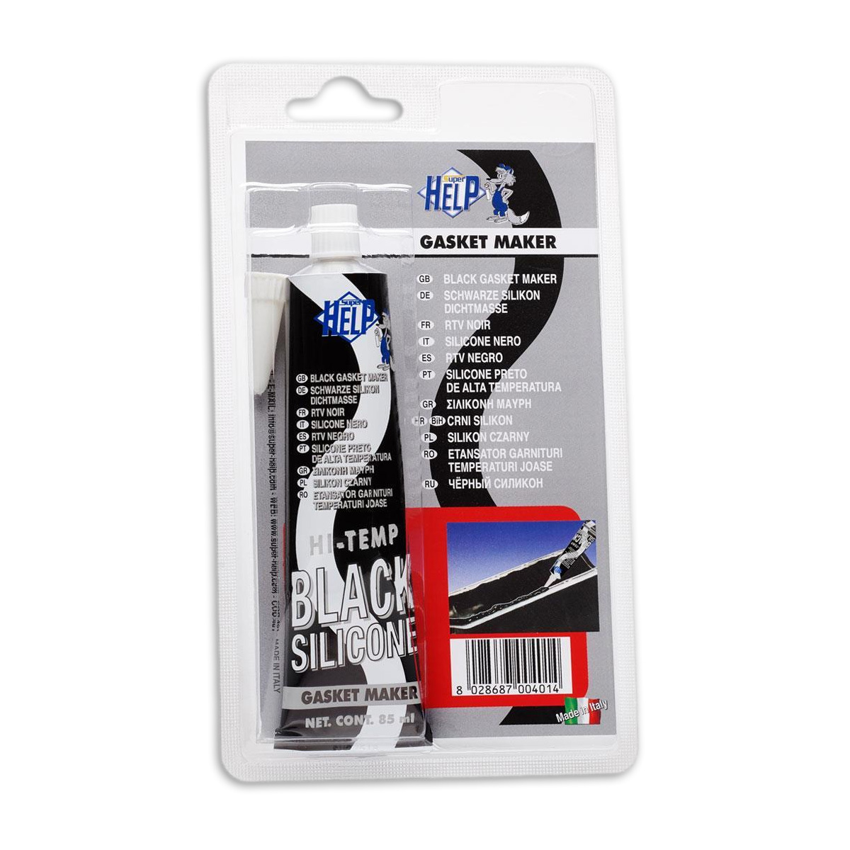 Super Help Helfen Flüssigkeitsdichtung schwarz