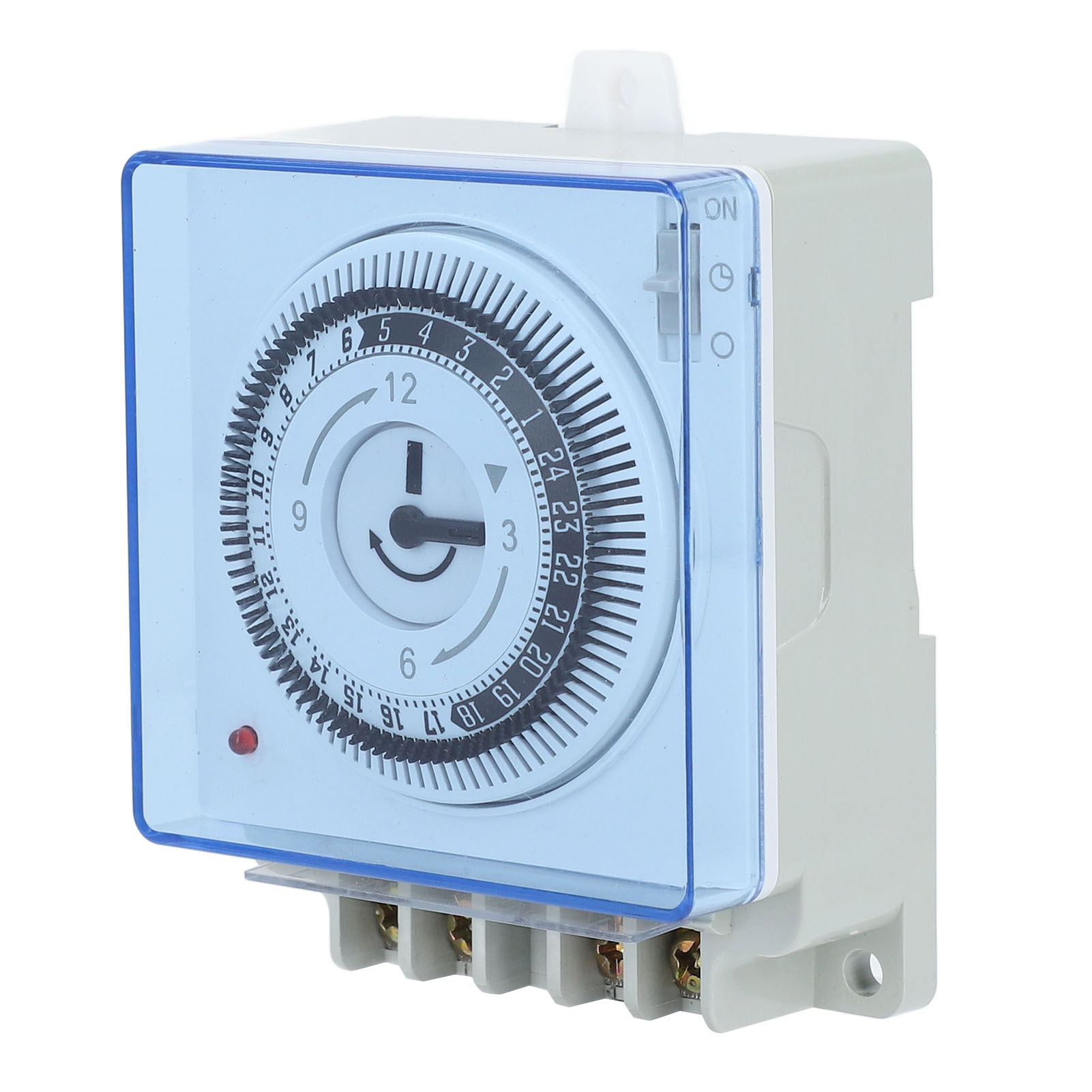 Cocosity Mechanische Zeitschaltuhr,24-Stunden-Zeitschaltuhr,Mechanisches Zeitschaltuhrmodul,Automatische Abschaltuhr,Mechanische Zeitschaltuhr,Schnellanschluss-Zeitschaltuhr
