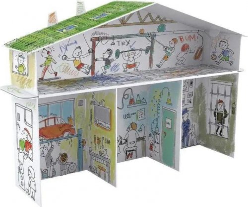 Malbuch-Falthaus 3D XXL 