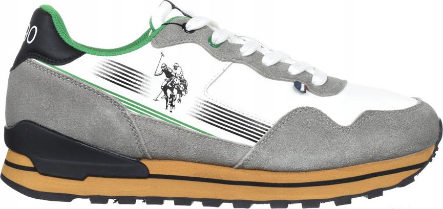 U.S. Polo Assn. - Herren - Jonas Sneakers - Bunt/Grün - Gr. 43 JONAS005A-GRY-WHI02