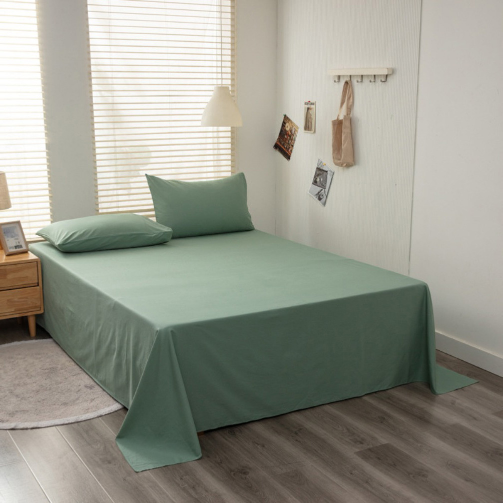 IKEA Dvala Spannbettlaken Aus Baumwolle – Einzel (90x190 Cm), Grün, Maschinenwaschbar