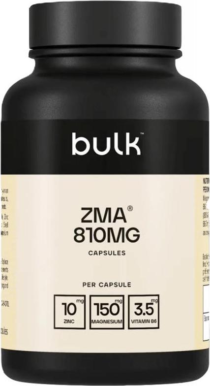 Bulk ZMA (90 Caps) Unflavoured - Vitamine, Mineralien & Gesundheit - Vitamine & Mineralien-Komplex BPB-ZMA-810C-0090