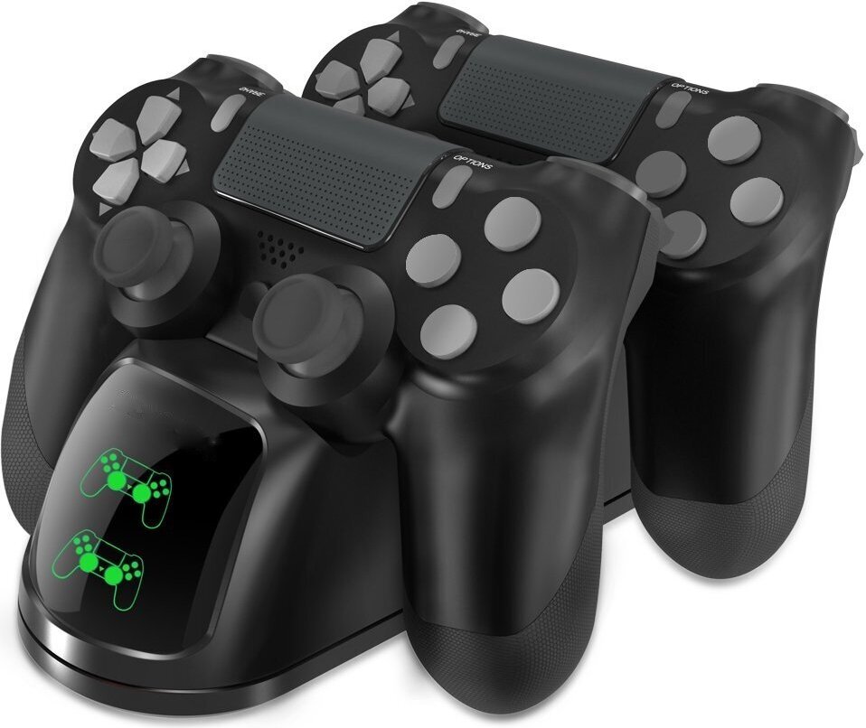 INF Dvojitá nabíjacia stanica pre dva ovládače PS4/PS4 Slim/PS4 Pro