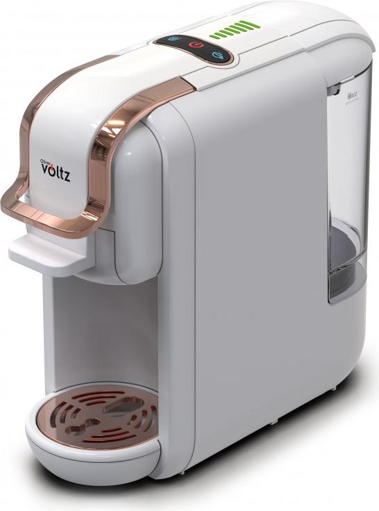 Espresso kvovar na mlet kvu a kapsule 8v1 Oliver Voltz OV51171M8R, 1450W, 19 barov, biela/zlat