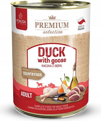 POKUSA - Ente und Gans - 400g - Nassfutter für Hunde