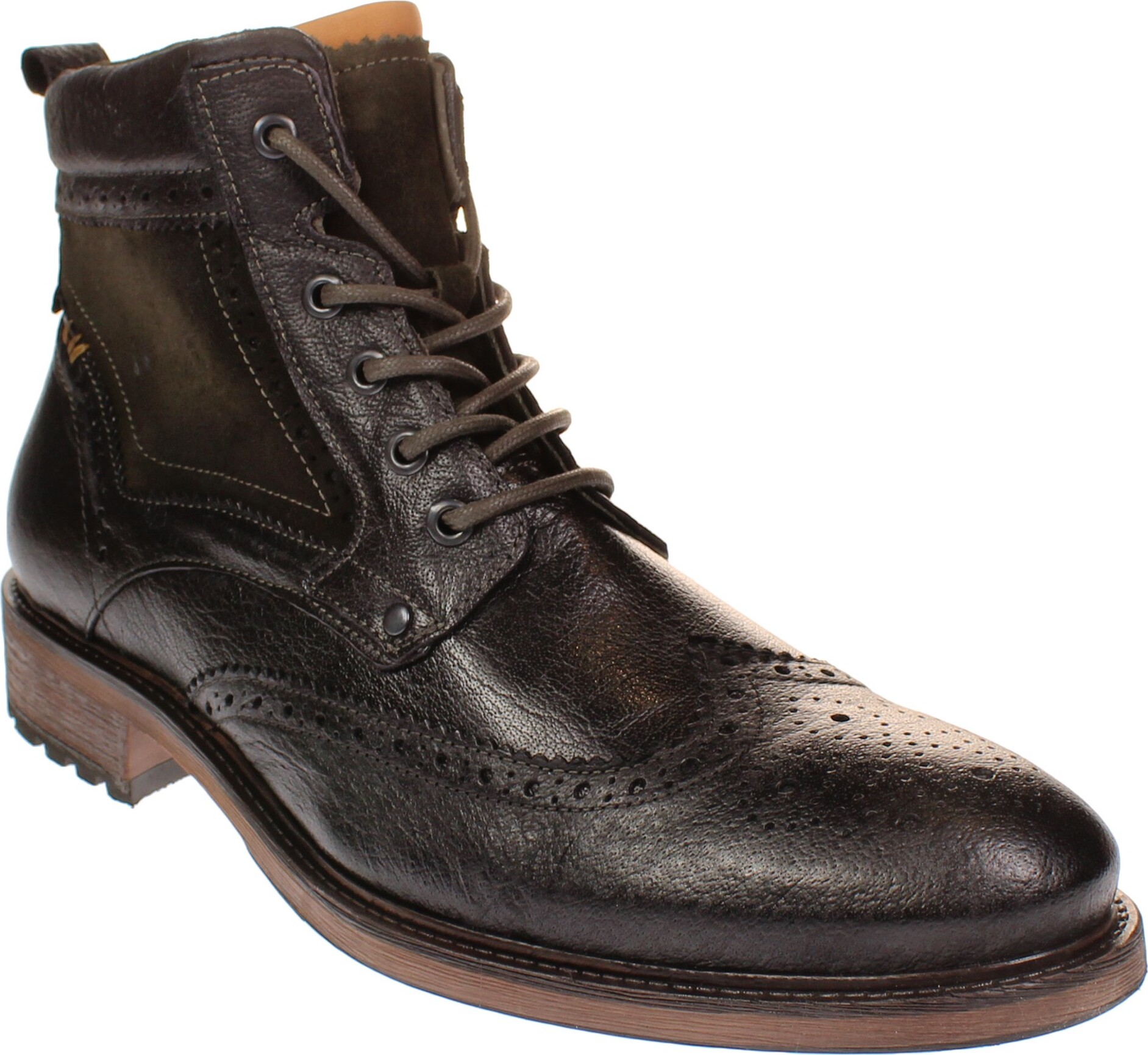 BUY SHOES Coxx Borba MRESERVA641.03 - Herren Schuhe Boots Stiefel - black-olive, Größe:43 EU Mreserva 641.03