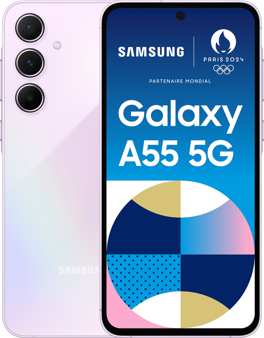 Samsung Galaxy A55 5G 256 GB Dual-Sim Úžasná fialová Neu
