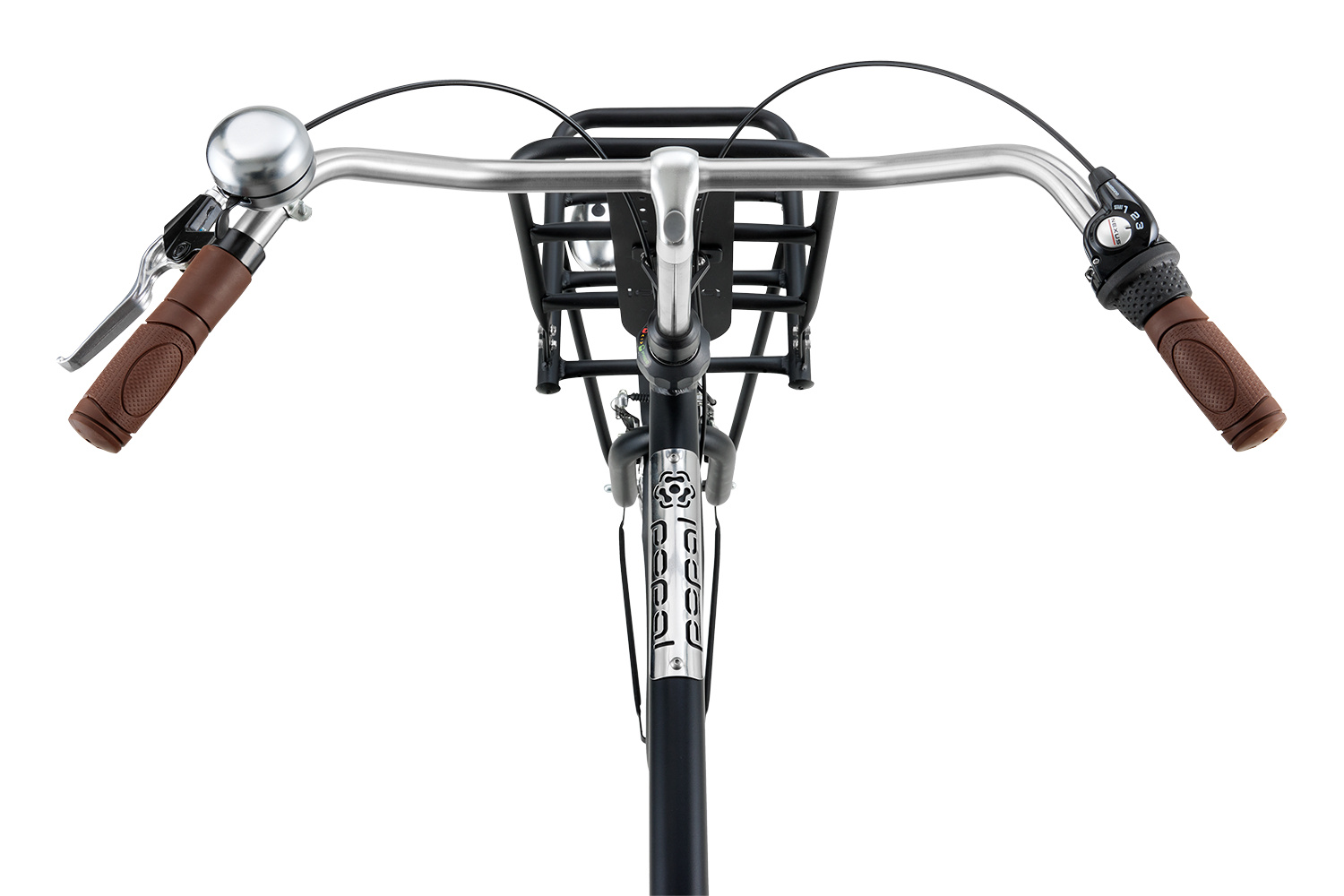 Popal Daily Dutch Basic+ N3 VB Hollandrad - Cityrad - Herren - 50 centimeter - Mattschwarz PS01M2200150NN31