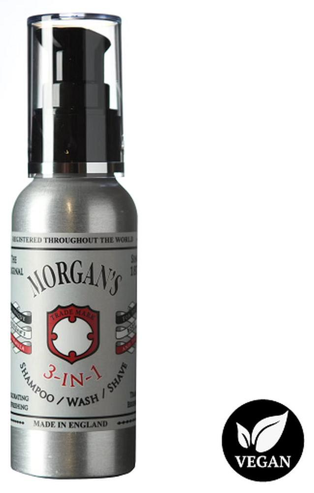 Morgans Morgan's Gel 3-in-1 Shampoo/Wash/Shave MSSWS