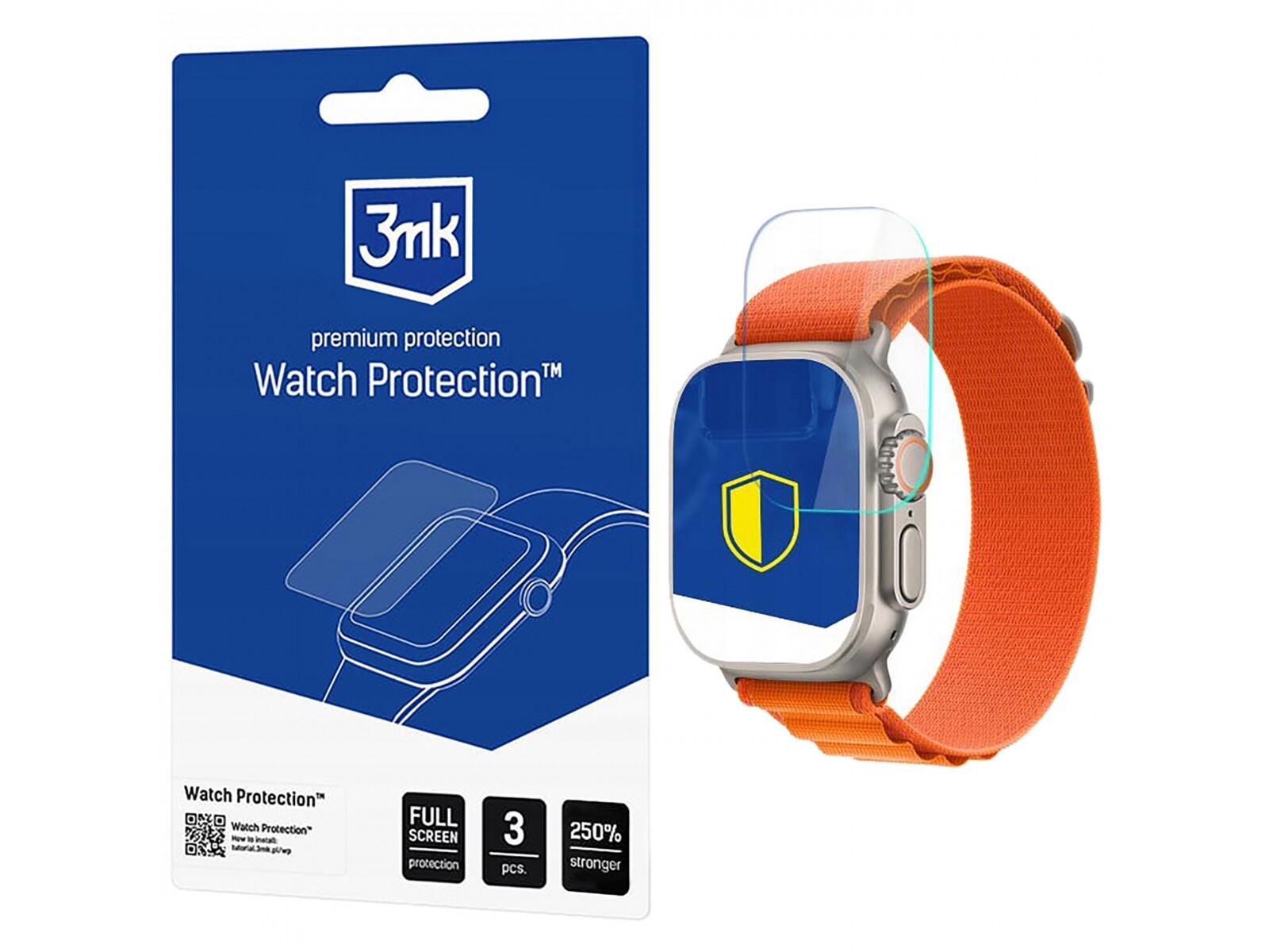 Ochrana obrazovky smartwatcha Apple Watch Ultra - 3mk Ochrana Watch FlexibleGlass