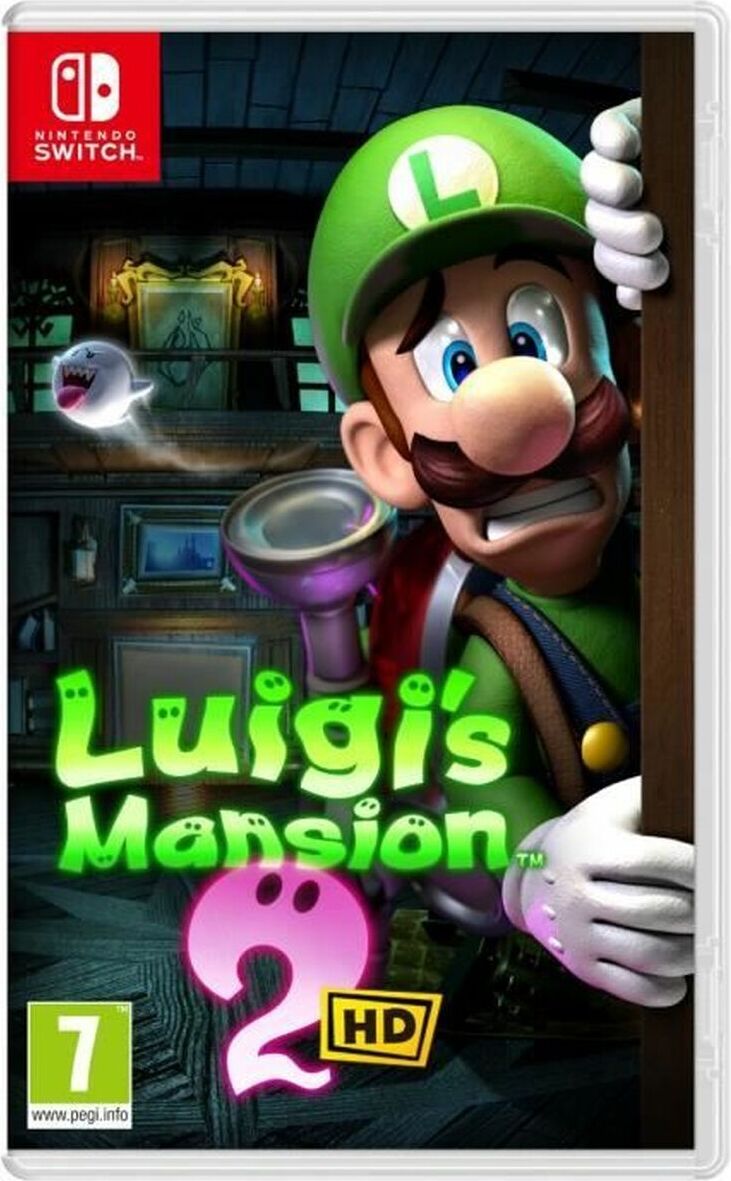 Nintendo Luigi's Mansion 2 HD (Switch), Nintendo Switch, Režim multiplayer, E (bez obmedzenia), Fyzické médiá