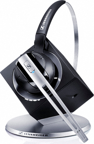 Sennheiser DW Office ML - Slúchadlá - náušník - čelenka - kancelária/telefónne centrum - čierne - monofónne - D