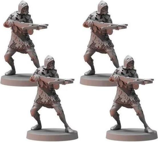 Steamforged Games Dark Souls RPG Mini Wave 1 SKU 3 - Hollow Crossbowmen, Miniaturen-Set (EN)