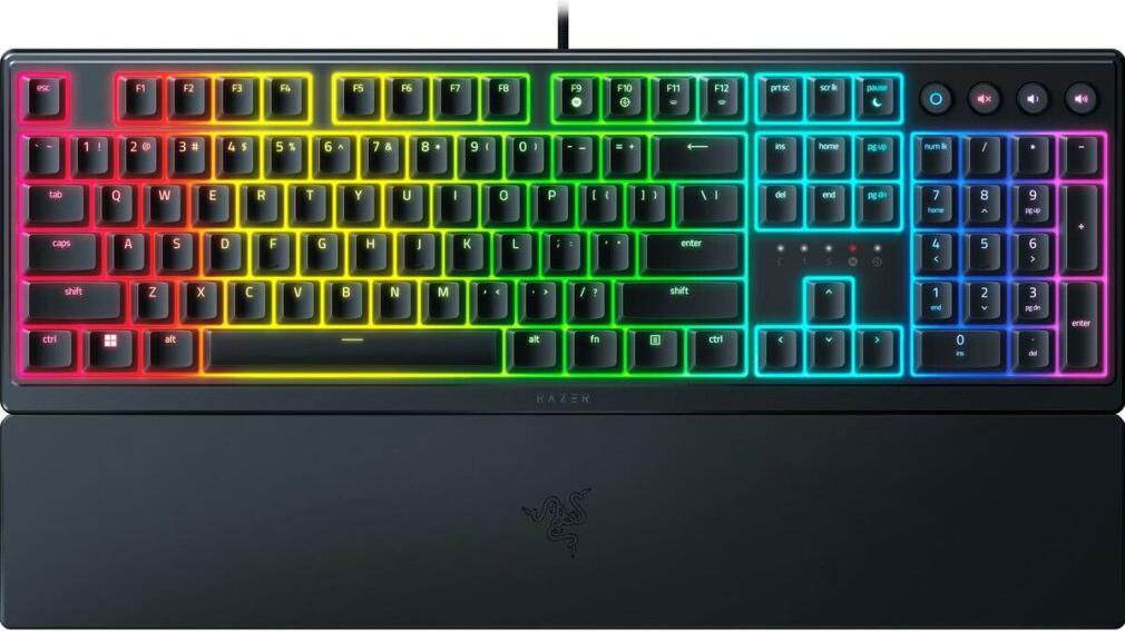 Gaming Tastatur Razer Ornata V3 Schwarz Qwerty Spanisch RGB