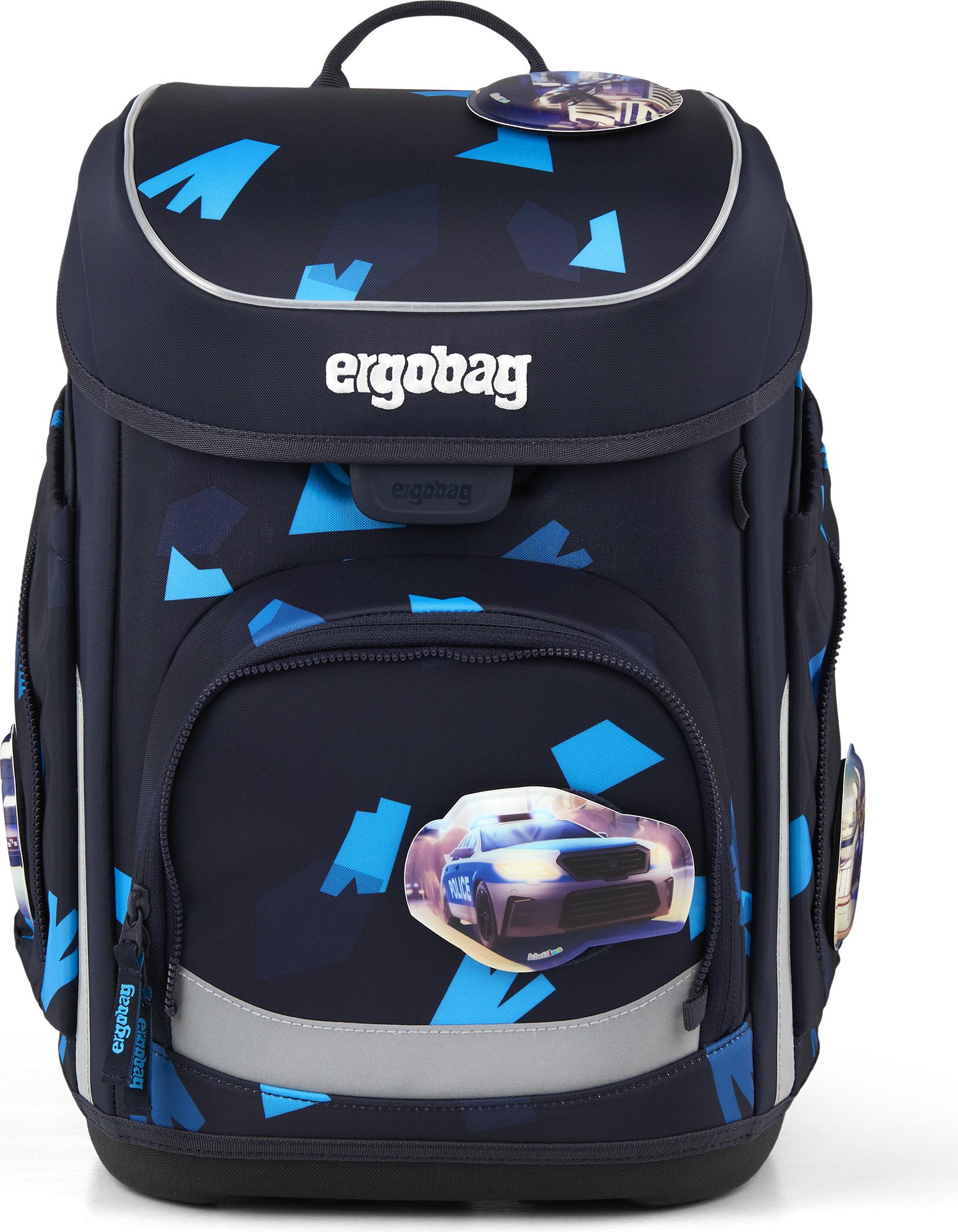 ergobag Schulranzen-Set cubo VerfolgBärjagd